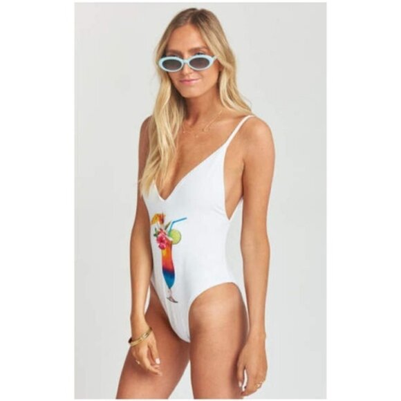 💕SHOW ME YOUR MUMU💕 Siesta Key One Piece Swimsuit ~ On Island Time S NWT - Picture 2 of 8